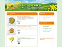 Tablet Screenshot of boutique.curie.fr