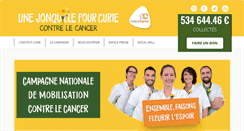 Desktop Screenshot of jonquille.curie.fr