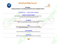 Tablet Screenshot of kinefold.curie.fr