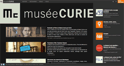 Desktop Screenshot of musee.curie.fr
