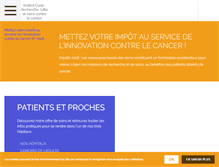 Tablet Screenshot of curie.fr
