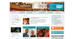 Desktop Screenshot of enseignement.curie.fr